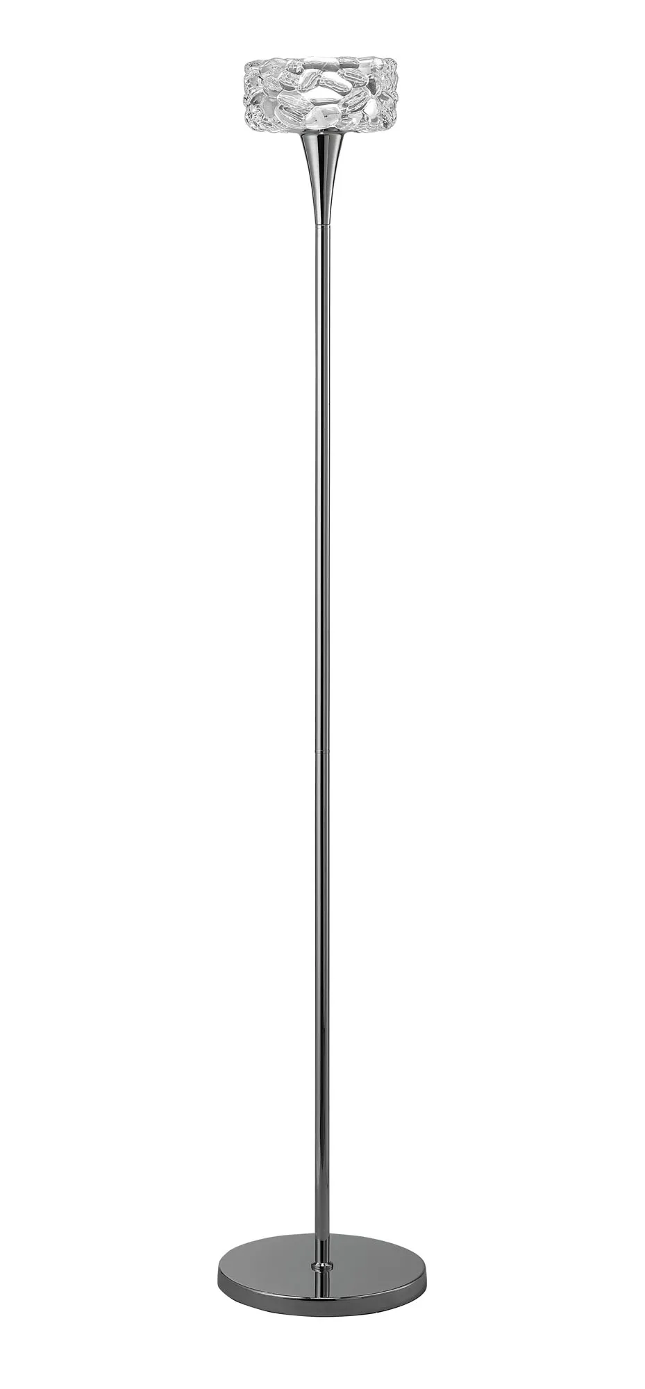 M3939  O2 Glass 160cm Floor Lamp 1 Light